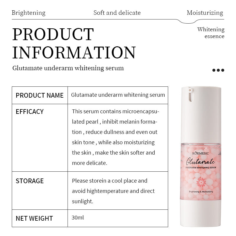 KORMESIC Glutamic acid underarm whitening essence
