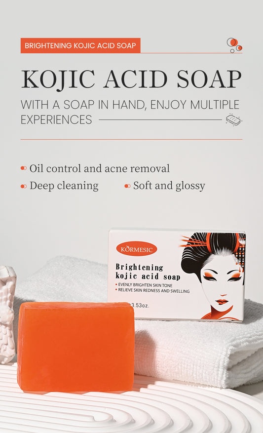 KORMESIC Brightening Kojic Acid Soap | Cosmetic OEM/ODM Manufacturer