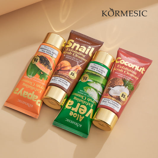 🌟 Transform Your Skin with KORMESIC Exfoliating Scrub Cleanser! 🌟