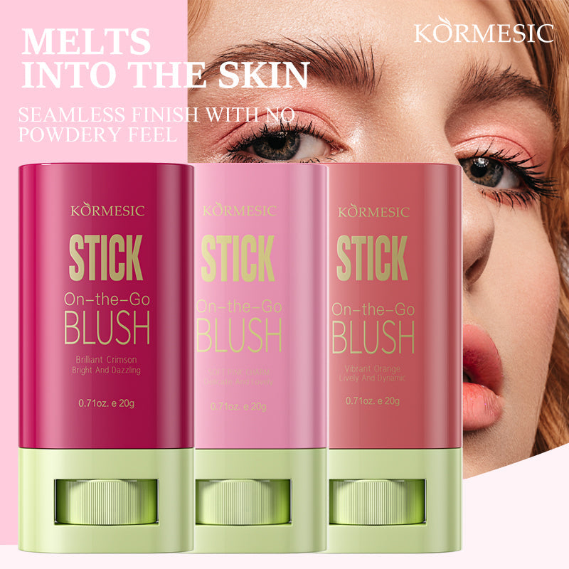 Glow with KORMESIC Blush Stick: Your Premier Cosmetic Manufacturer for OEM/ODM Solutions