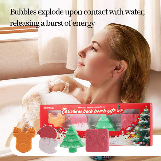 KORMESIC Christmas Bath Bomb Gift Set - OEM/ODM Cosmetics Manufacturer