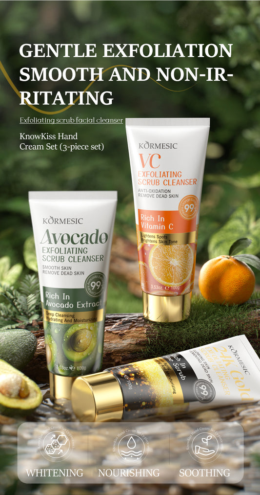 🌟 Reveal Your Glow with KORMESIC Exfoliating Scrub Cleansers! ✨