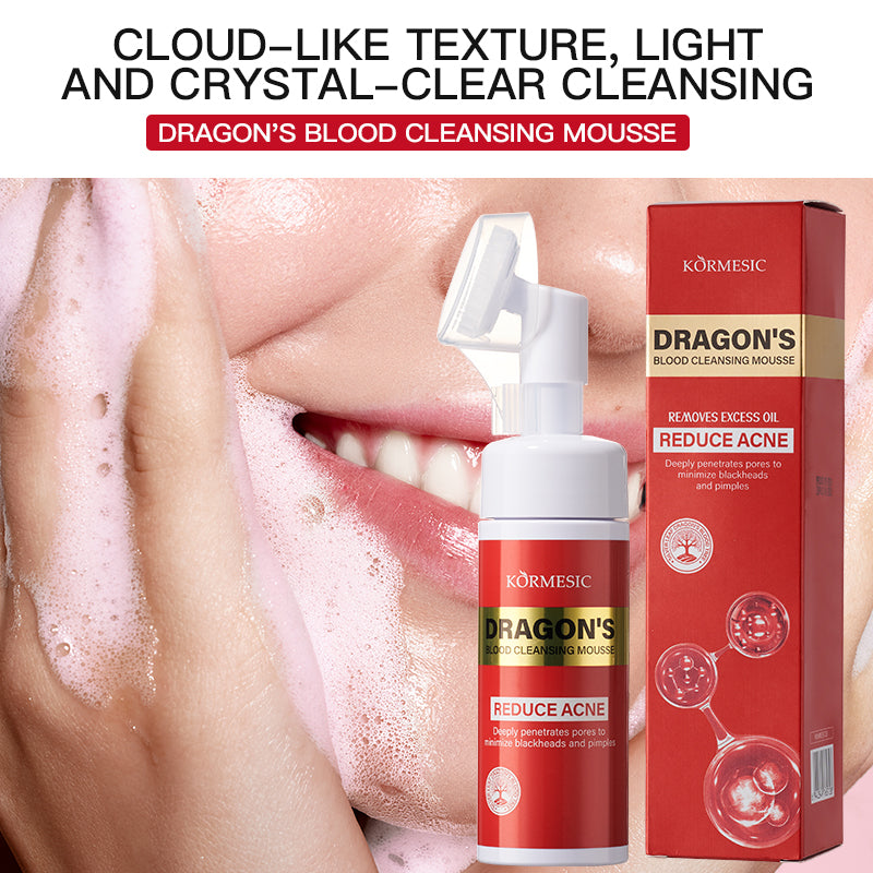 Transform Your Skincare Offering with KORMESIC Dragon Blood Cleansing Mousse | Cosmetic OEM/ODM