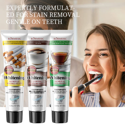 Unleash Your Confident Smile with KORMESIC Whitening Toothpaste!