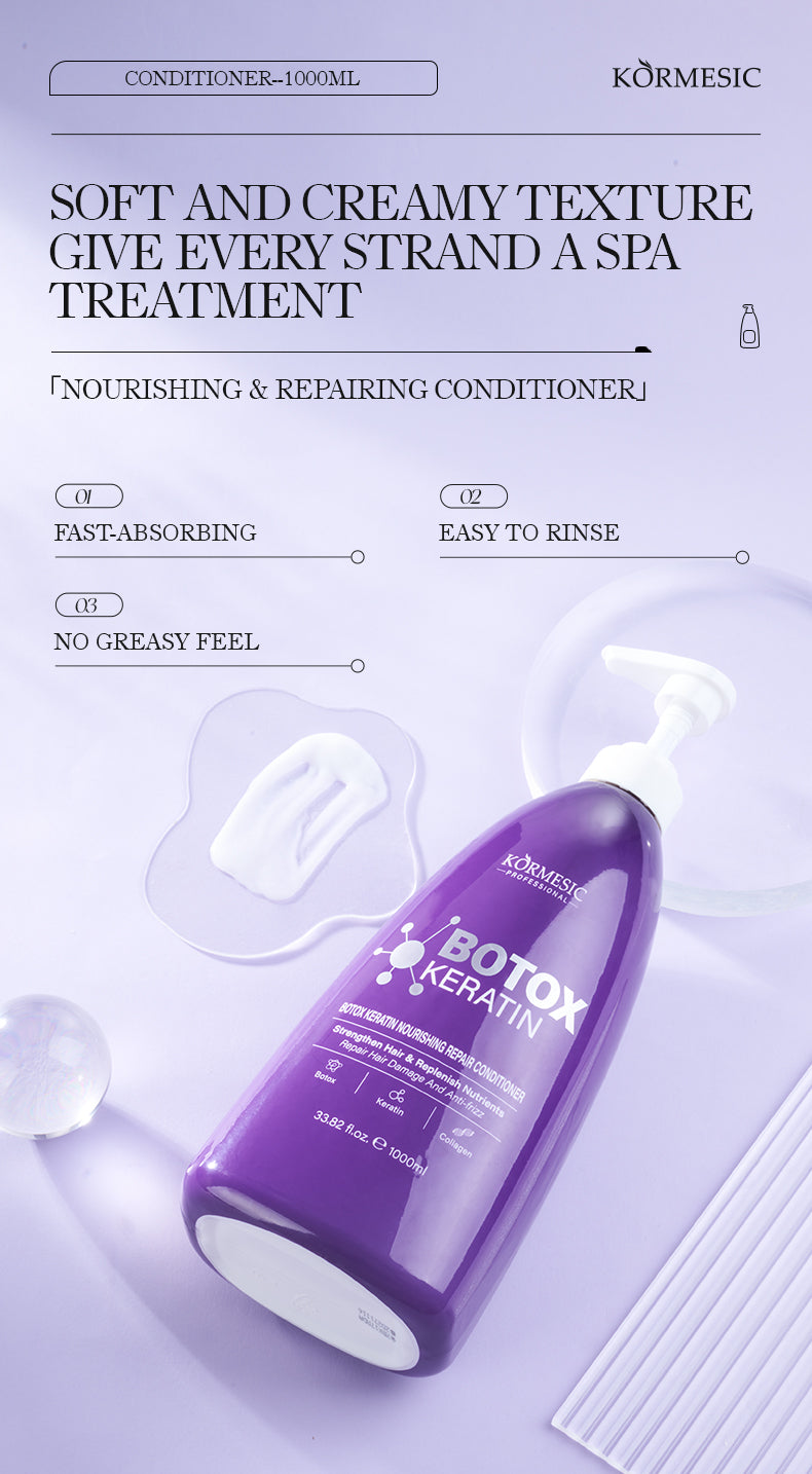 Kormesic Botox Keratin Nourishing & Repairing Conditioner | OEM/ODM Hair Care Manufacturer