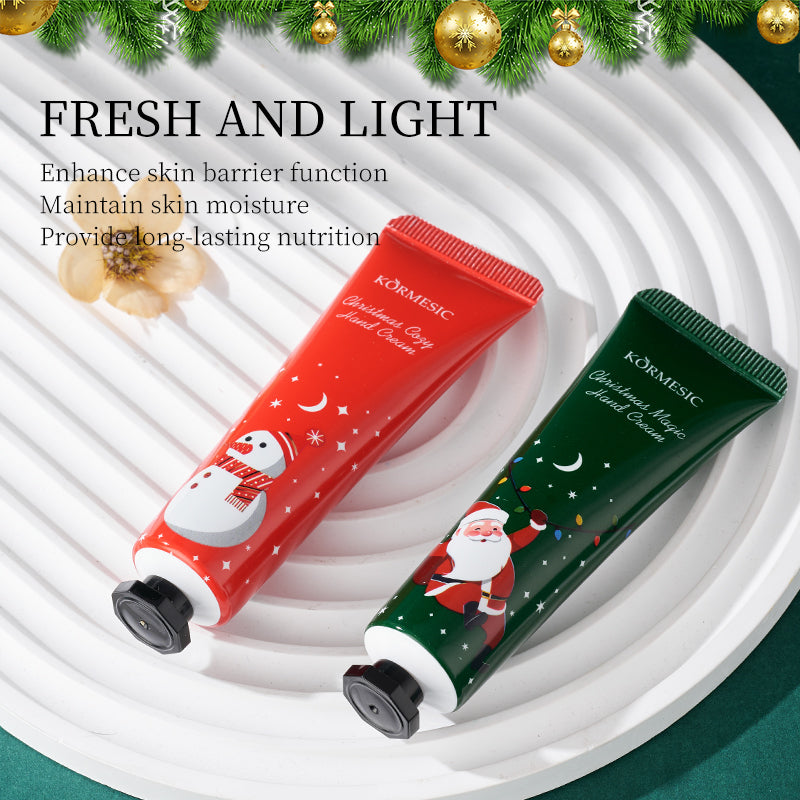 Christmas Magic Hand Cream: Let the enchanting aroma transport you to a winter wonderland, offering your hands a delightful blend of hydration and care.