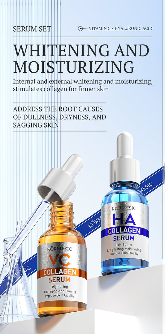 KORMESIC | Collagen Dual-Effect Serum Set | OEM/ODM Cosmetic Manufacturer | BPOM