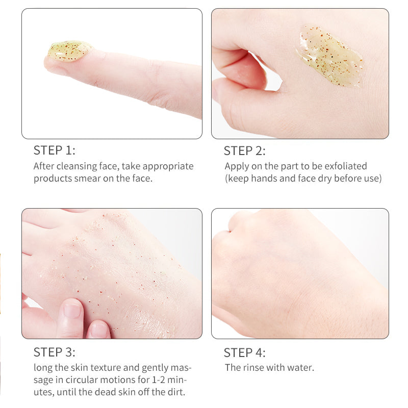 KORMESIC Exfoliating Facial Scrub Gels: Achieve Clean, Bright Skin Every Day!