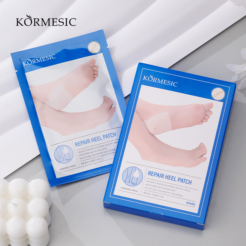 KORMESIC Hydrogel Repair Heel Patch – Deep Moisturizing for Cracked and Dry Heels | Cosmetic Manufacturer OEM/ODM Solutions