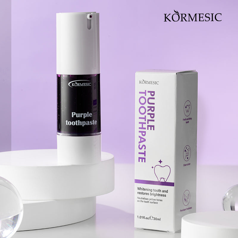 KORMESIC Purple Toothpaste: Redefining Tooth Whitening