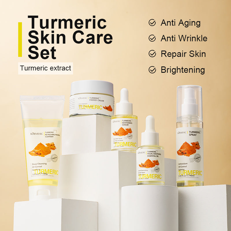 KORMESIC Turmeric Skin Care Set: Unlock Your Skin's Natural Radiance