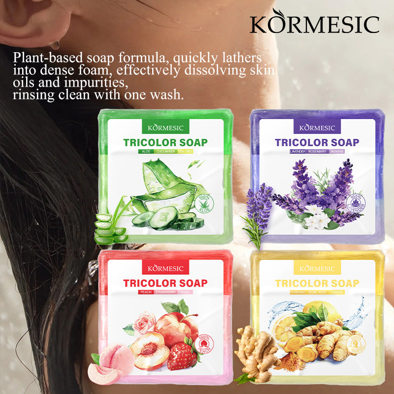 KORMESIC Tricolor Soap | Cosmetic Manufacturer & OEM/ODM Solutions