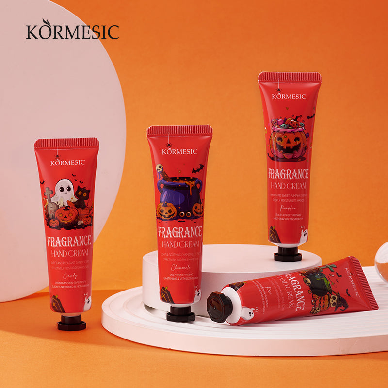 KORMESIC FRAGRANT HANDCAREWITH LONG-LASTINGMOISTURE AND SCENT PUMPKIN/CANDY/CHAMOMILE/ROSE