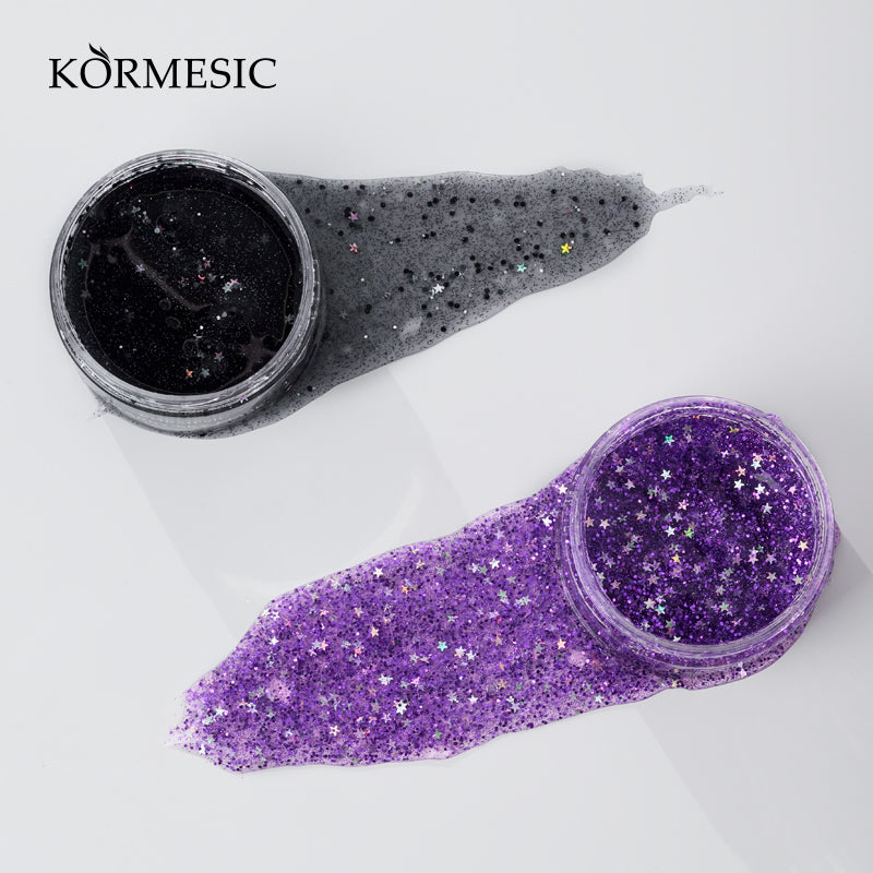 KORMESIC  STARRY SKY BLACKPEEL-OFF FACE MASK\Starry sky purple peel-off mask