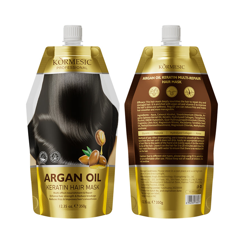 Argan Oil Keratin Multi-Repair Hair Mask - Premium Hair Treatment | OEM/ODM Cosmetic Manufacturer