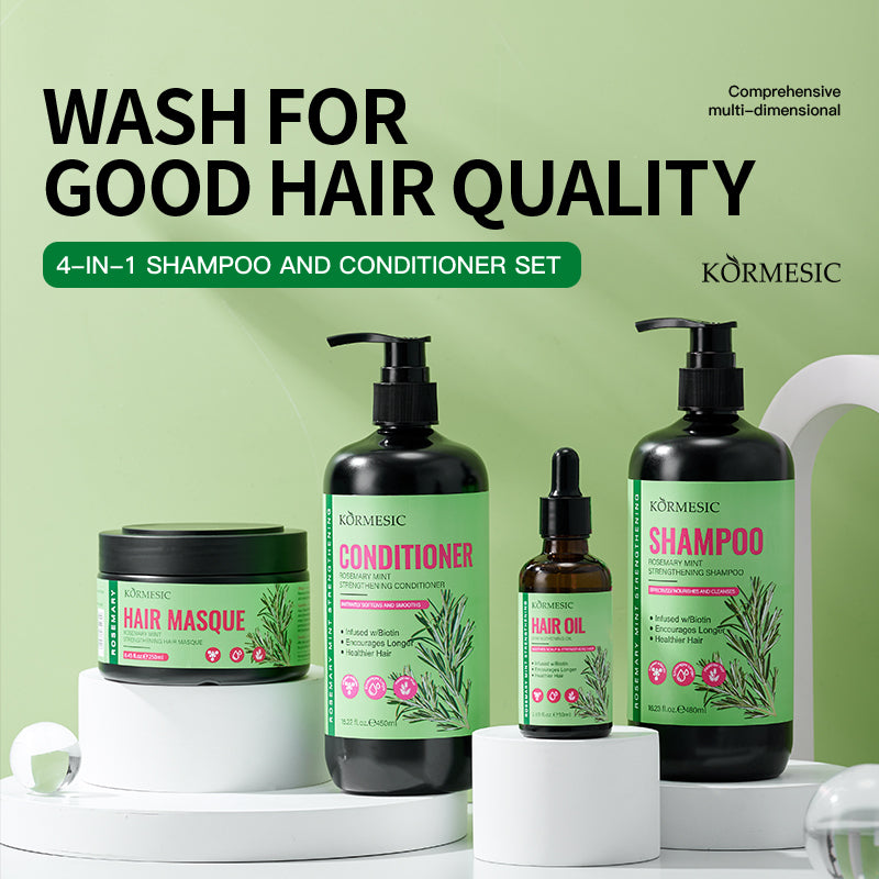 KORMESIC 4-IN-1 Shampoo and Conditioner Set