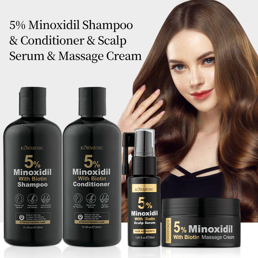 KORMESIC FRAGRANT AT THE TOUCH 5% Minoxidil conditioner  5% Minoxidil Shampoo 5% Minoxidil Scalp Serum  5% Minoxidil Scalp cream