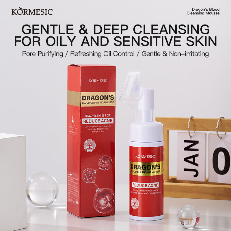 Optimize Your Skincare Line with KORMESIC Dragon Blood Cleansing Mousse | Cosmetic OEM/ODM