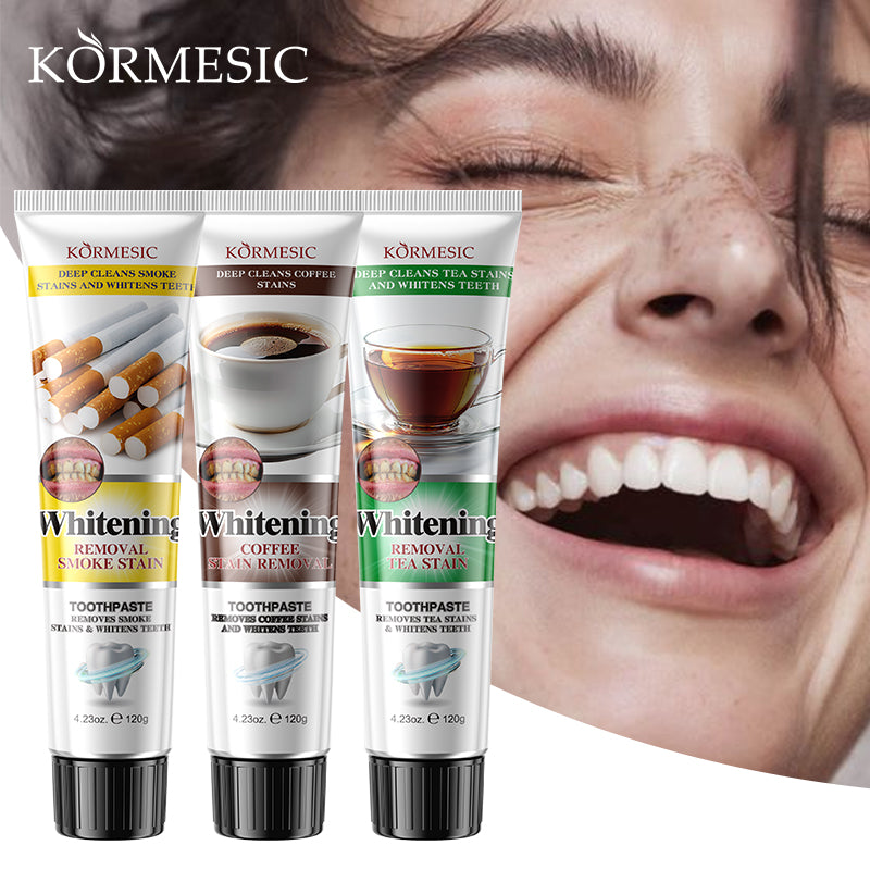 Kormesic Stain Removal & Whitening Toothpaste – Custom Oral Care Solutions