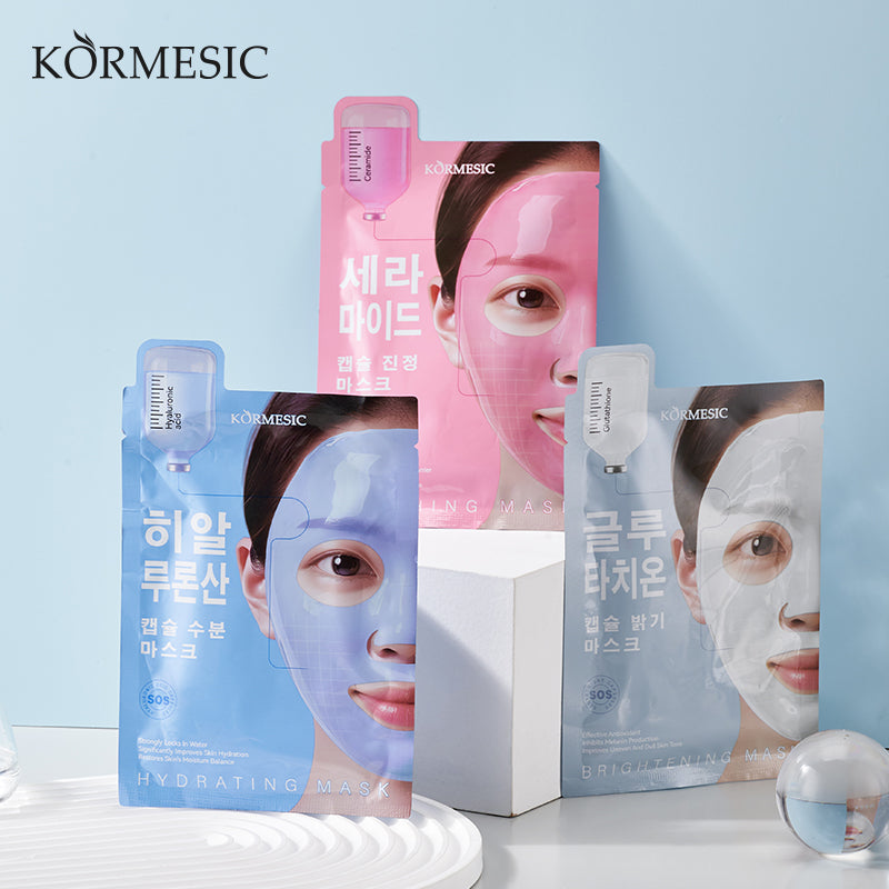 KORMESIC Soothing + Hydrating Masks - Premier Cosmetic Manufacturer & OEM/ODM Solutions