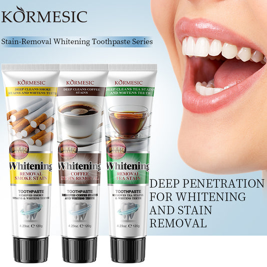 Kormesic Stain Removal & Whitening Toothpaste – Custom Oral Care Solutions