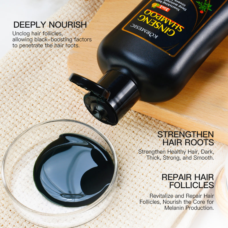 Ginseng Hair Darkening Shampoo – OEM/ODM Cosmetic Manufacturer for Hair Care Solutions