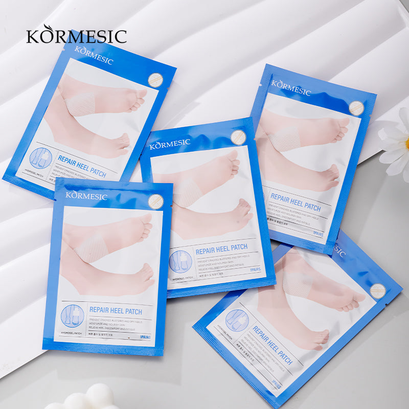 KORMESIC Hydrogel Repair Heel Patch – Deep Moisturizing for Cracked and Dry Heels | Cosmetic Manufacturer OEM/ODM Solutions