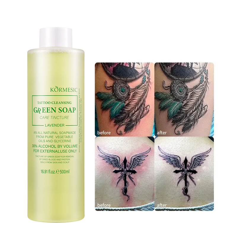 KORMESIC Tattoo Cleansing Green Soap