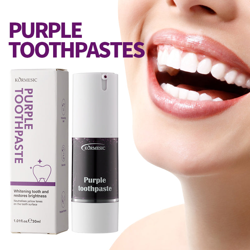 KORMESIC Purple Toothpaste: Redefining Tooth Whitening