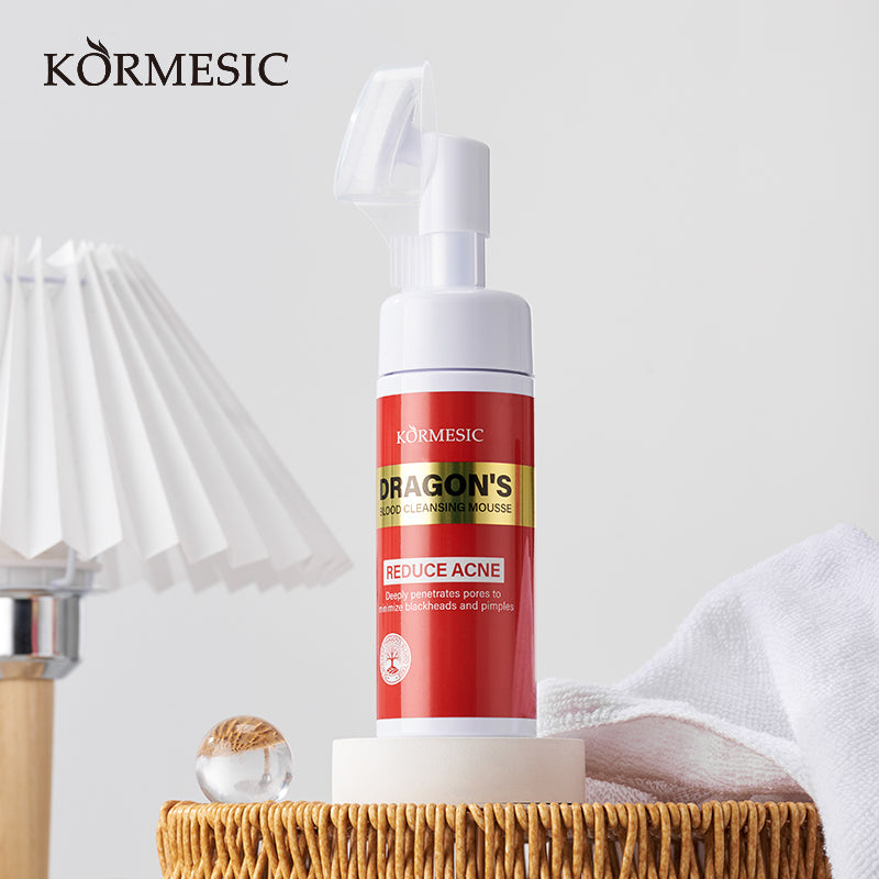 Optimize Your Skincare Line with KORMESIC Dragon Blood Cleansing Mousse | Cosmetic OEM/ODM