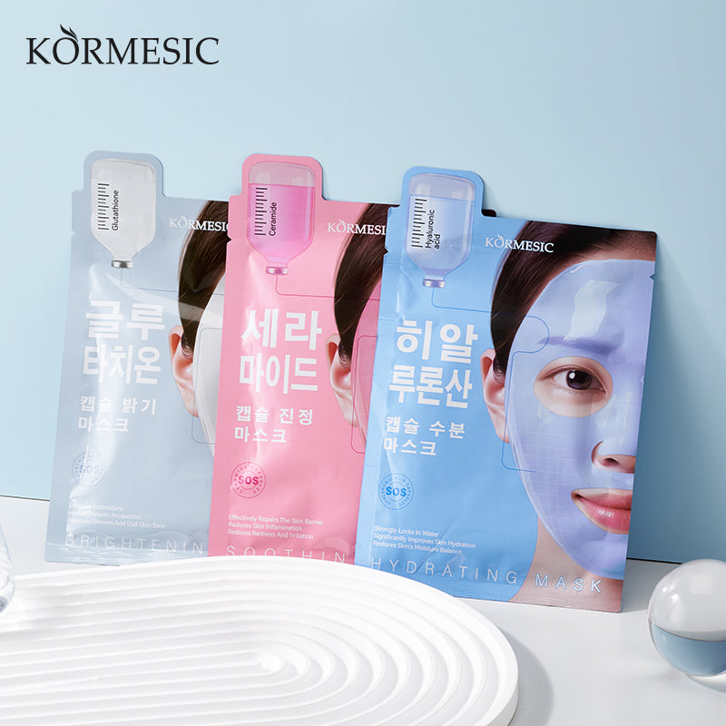 KORMESIC Soothing + Hydrating Masks - Premier Cosmetic Manufacturer & OEM/ODM Solutions