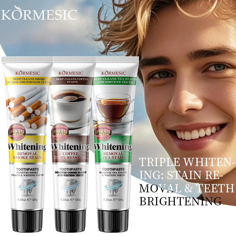 Kormesic Stain Removal & Whitening Toothpaste – Custom Oral Care Solutions