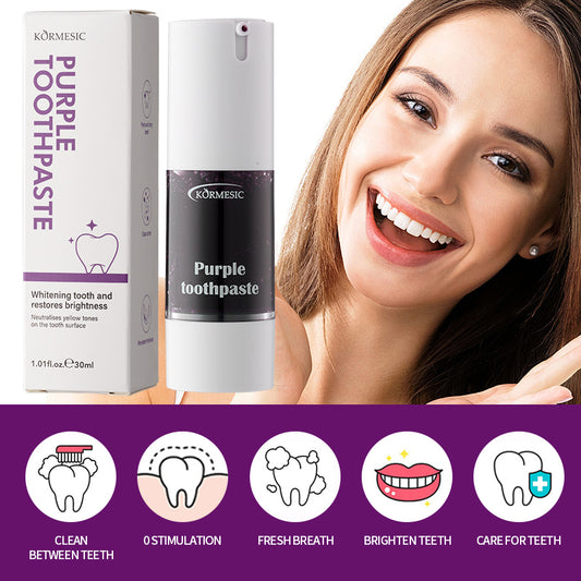 KORMESIC Purple Toothpaste: Redefining Tooth Whitening