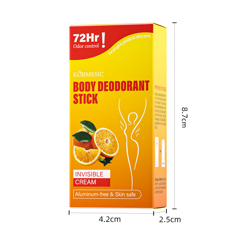 KORMESIC Tangerine 72 Hour Whole Body Deodorant Stick: Elevate