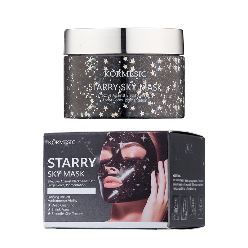 KORMESIC  STARRY SKY BLACKPEEL-OFF FACE MASK\Starry sky purple peel-off mask