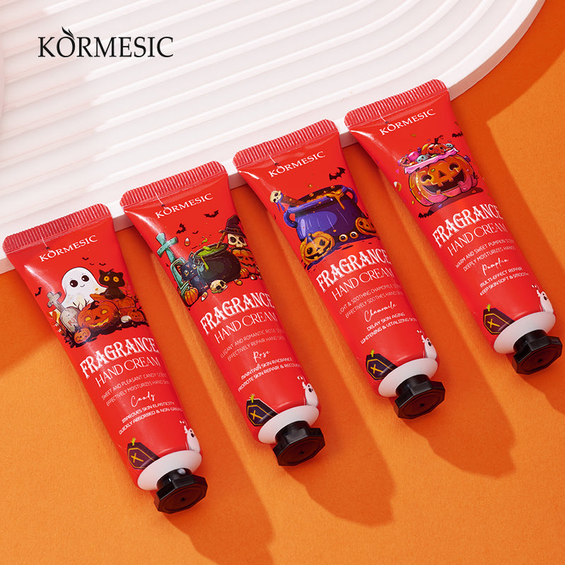 KORMESIC FRAGRANT HANDCAREWITH LONG-LASTINGMOISTURE AND SCENT PUMPKIN/CANDY/CHAMOMILE/ROSE