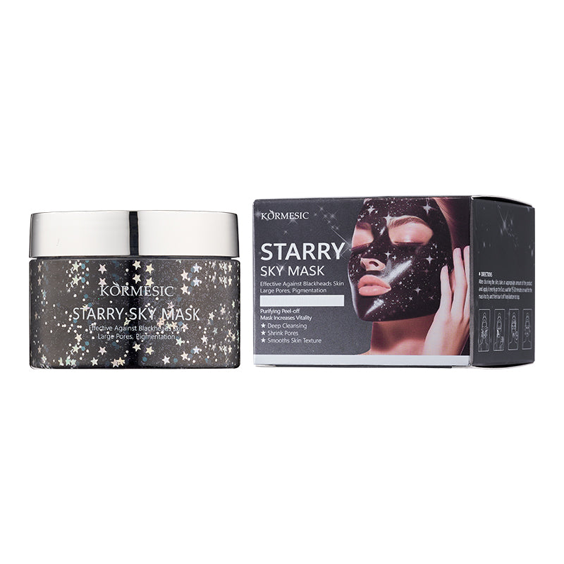 KORMESIC  STARRY SKY BLACKPEEL-OFF FACE MASK\Starry sky purple peel-off mask