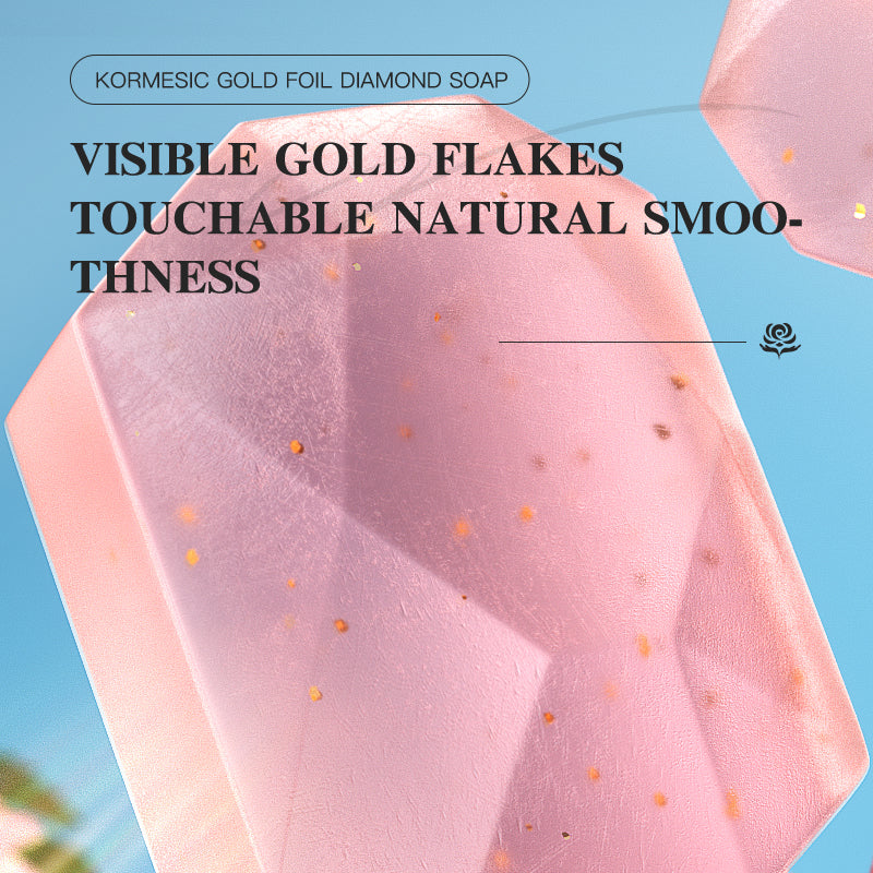 Luxury Cosmetic Manufacturer | OEM/ODM Skincare | Gold Foil Diamond Soap