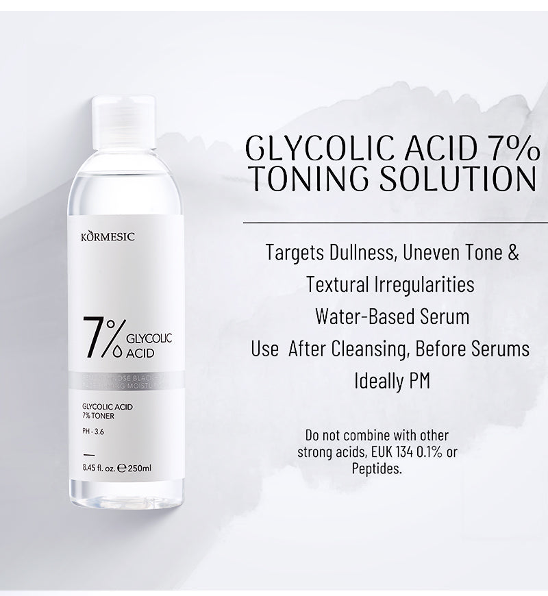 KORMESIC Glycolic Acid 7% Toning Solution: Your Secret to Radiant Skin