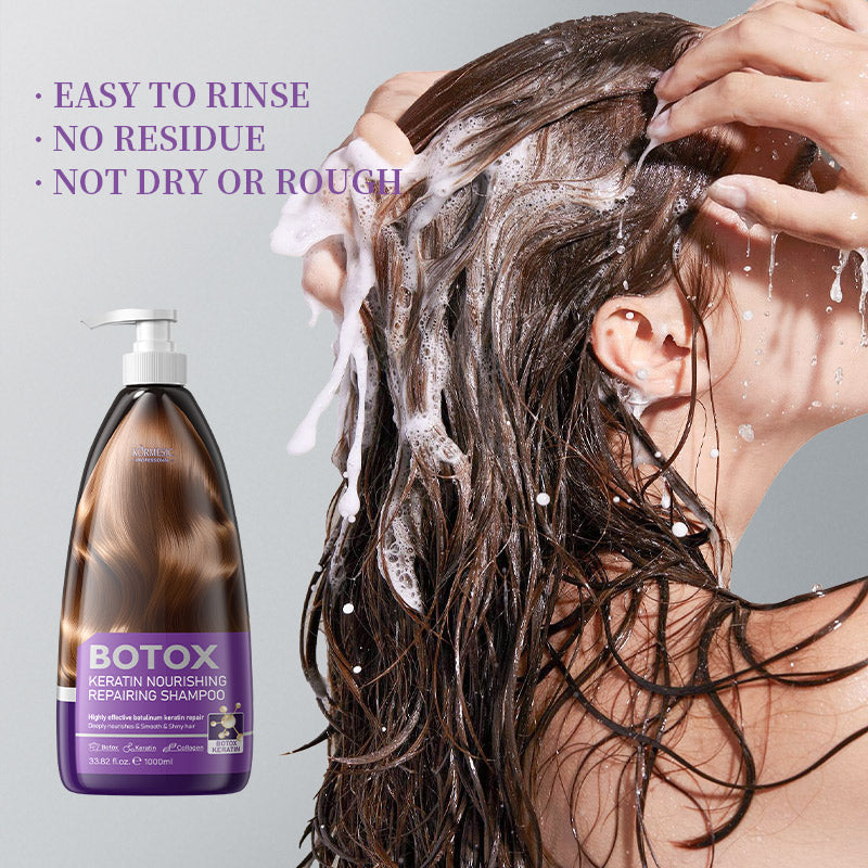 KORMESIC Botox Keratin Nourishing & Repairing Shampoo - OEM/ODM Cosmetic Manufacturing