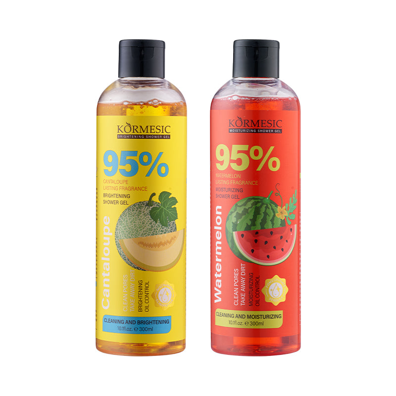 KORMESIC Watermelon Moisturizing Shower Gel Cantaloupe Brightening Shower Gel