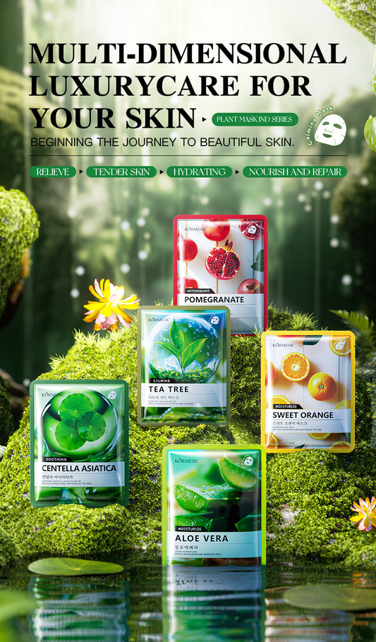 KORMESIC | Botanical Sheet Mask Set | OEM/ODM Cosmetic Manufacturer | BPOM