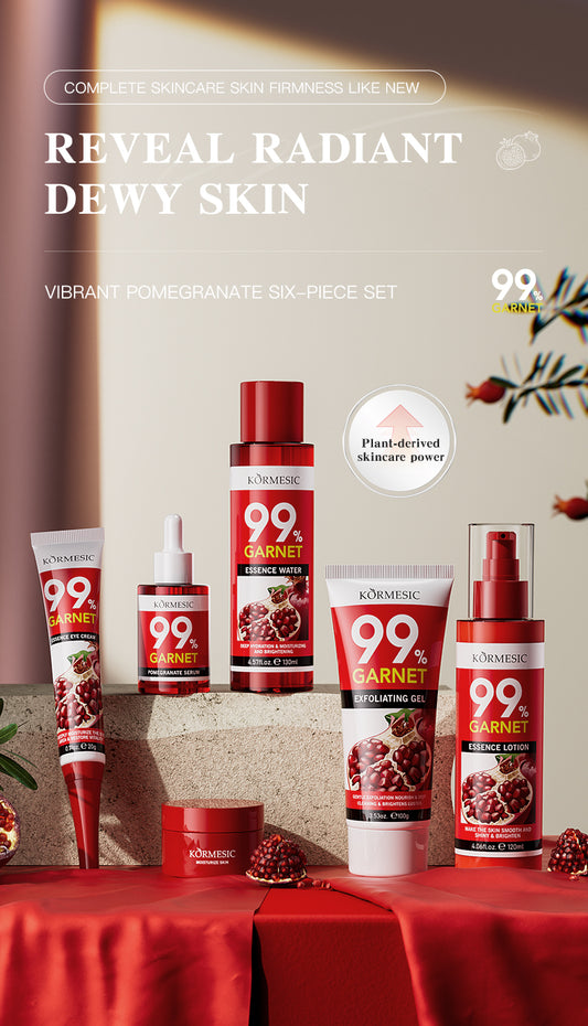 KORMESIC | Pomegranate Radiance Skincare Set |OEM/ODM Cosmetic Manufacturer | BPOM