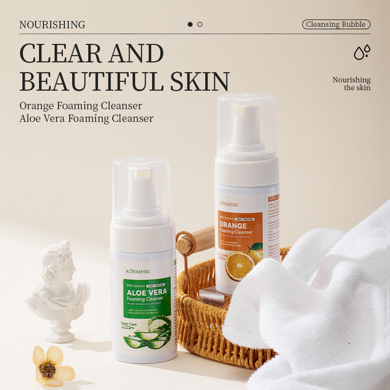 KORMESIC Foaming Cleansers: Clear and Beautiful Skin