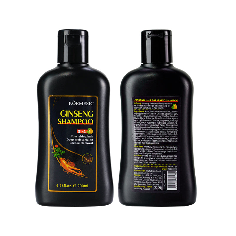 Ginseng Hair Darkening Shampoo – OEM/ODM Cosmetic Manufacturer for Hair Care Solutions