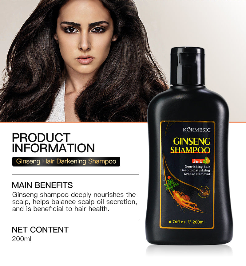 Ginseng Hair Darkening Shampoo – OEM/ODM Cosmetic Manufacturer for Hair Care Solutions