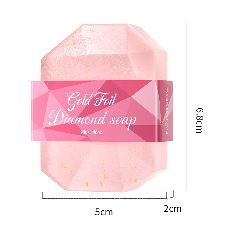 Luxury Cosmetic Manufacturer | OEM/ODM Skincare | Gold Foil Diamond Soap