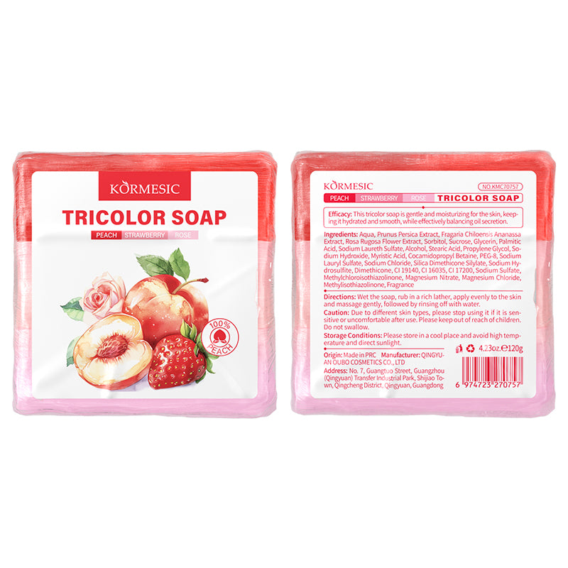 KORMESIC Tricolor Soap | Cosmetic Manufacturer & OEM/ODM Solutions