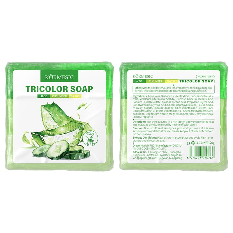 KORMESIC Tricolor Soap | Cosmetic Manufacturer & OEM/ODM Solutions