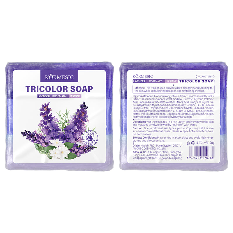 KORMESIC Tricolor Soap | Cosmetic Manufacturer & OEM/ODM Solutions